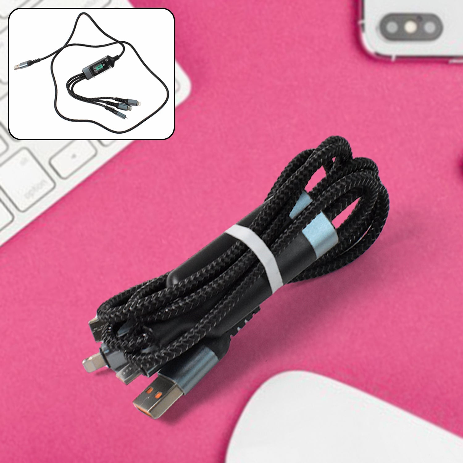 3-in-1 Super Fast Charging Cable 100w 3-in-1 Super Fast Charging Cable 100w